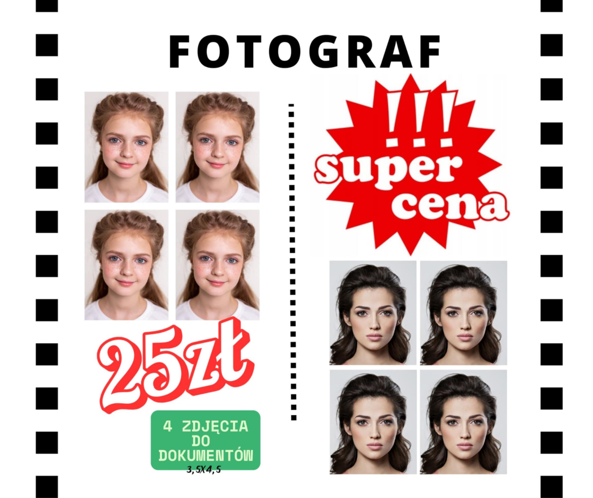 WIZY , KARTY MIEJSKIEJ , PRAWA JAZDY , DOWODU OSOBISTEGO , KARTY POBYTU , LEGITYMACJI SZKOLNEJ I STUDENCKIEJ, PASZPORT ZDJĘCIA DO DOKUMENTÓW - Marzena Gierasimowicz FOTO STUDIO 156